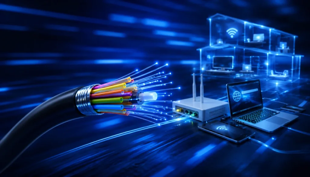 How Fiber Internet Works Step by Step