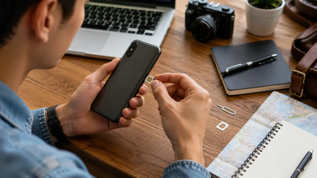 how does a prepaid sim card work
